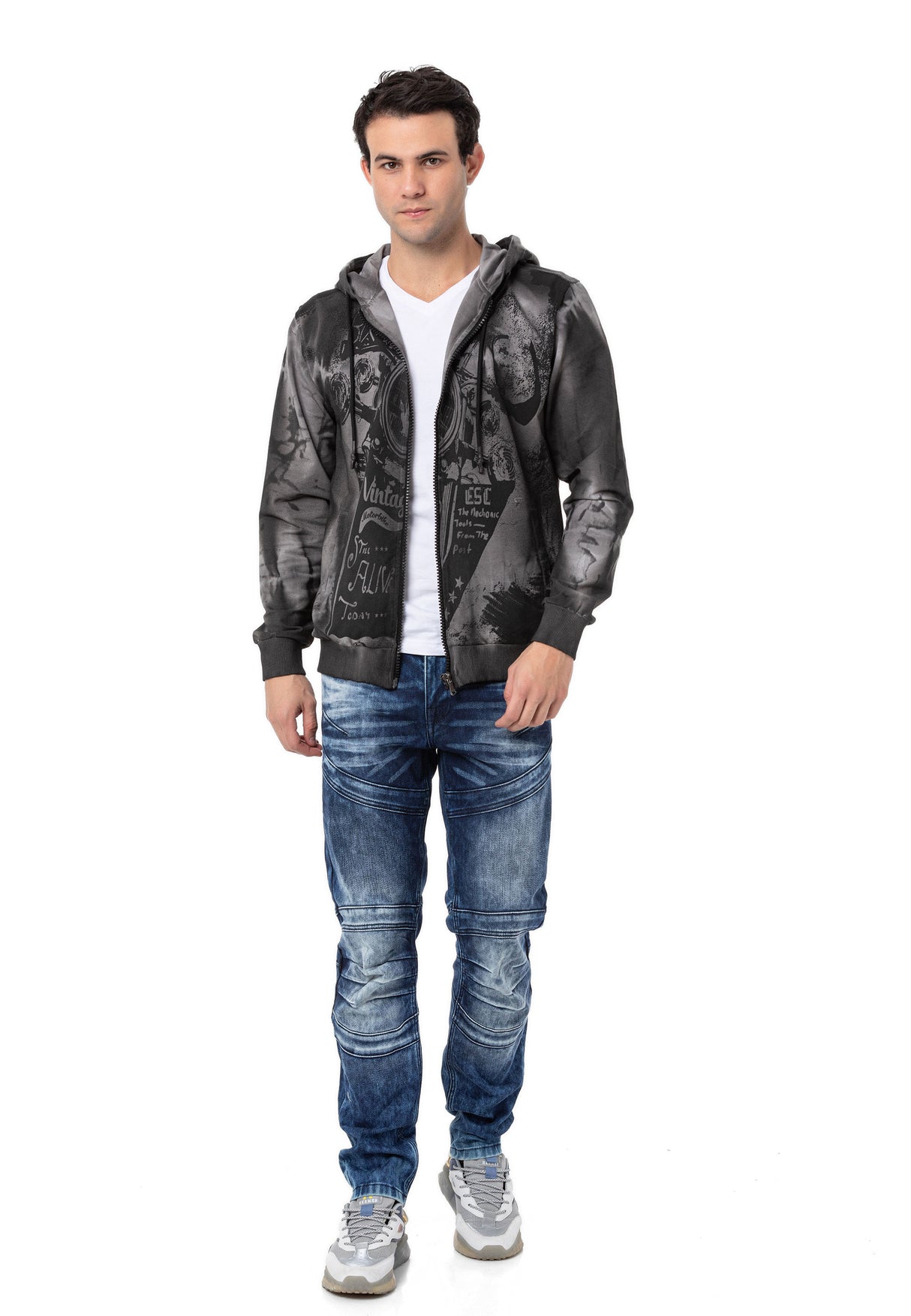 CL561 Sudadera estampada para hombre