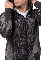 CL561 Sudadera estampada para hombre