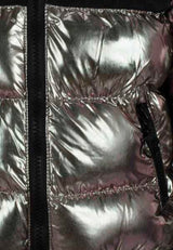 CMK111 chaqueta plateada