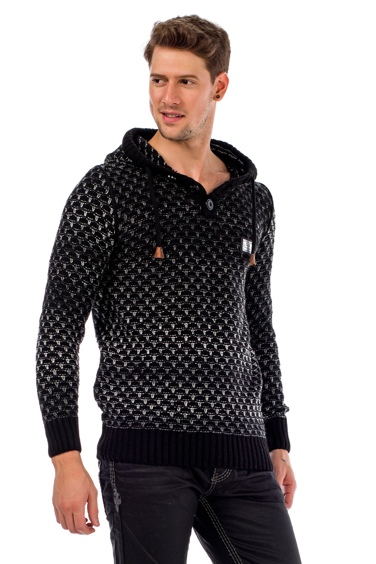 CP183 SUDADERA CON CAPUCHA PARA HOMBRE