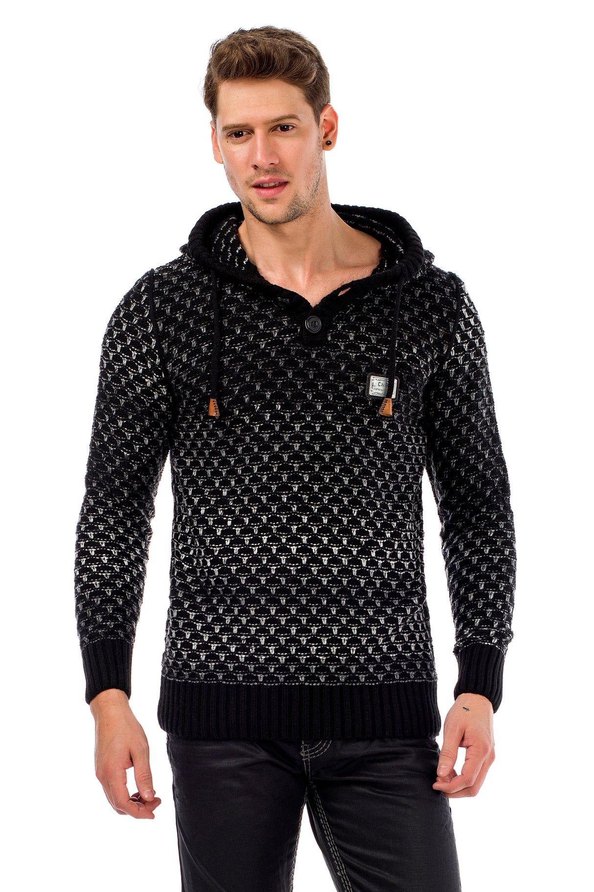 CP183 SUDADERA CON CAPUCHA PARA HOMBRE