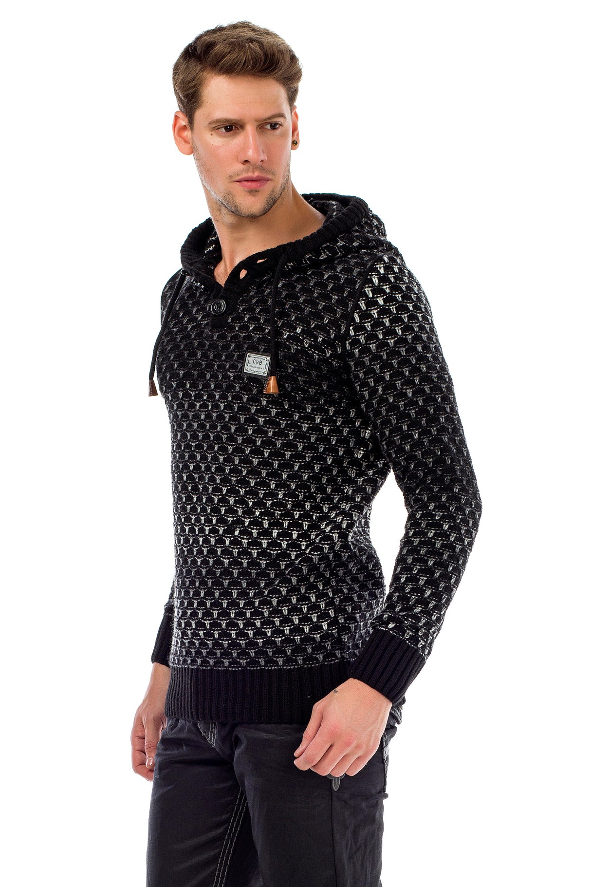 CP183 SUDADERA CON CAPUCHA PARA HOMBRE