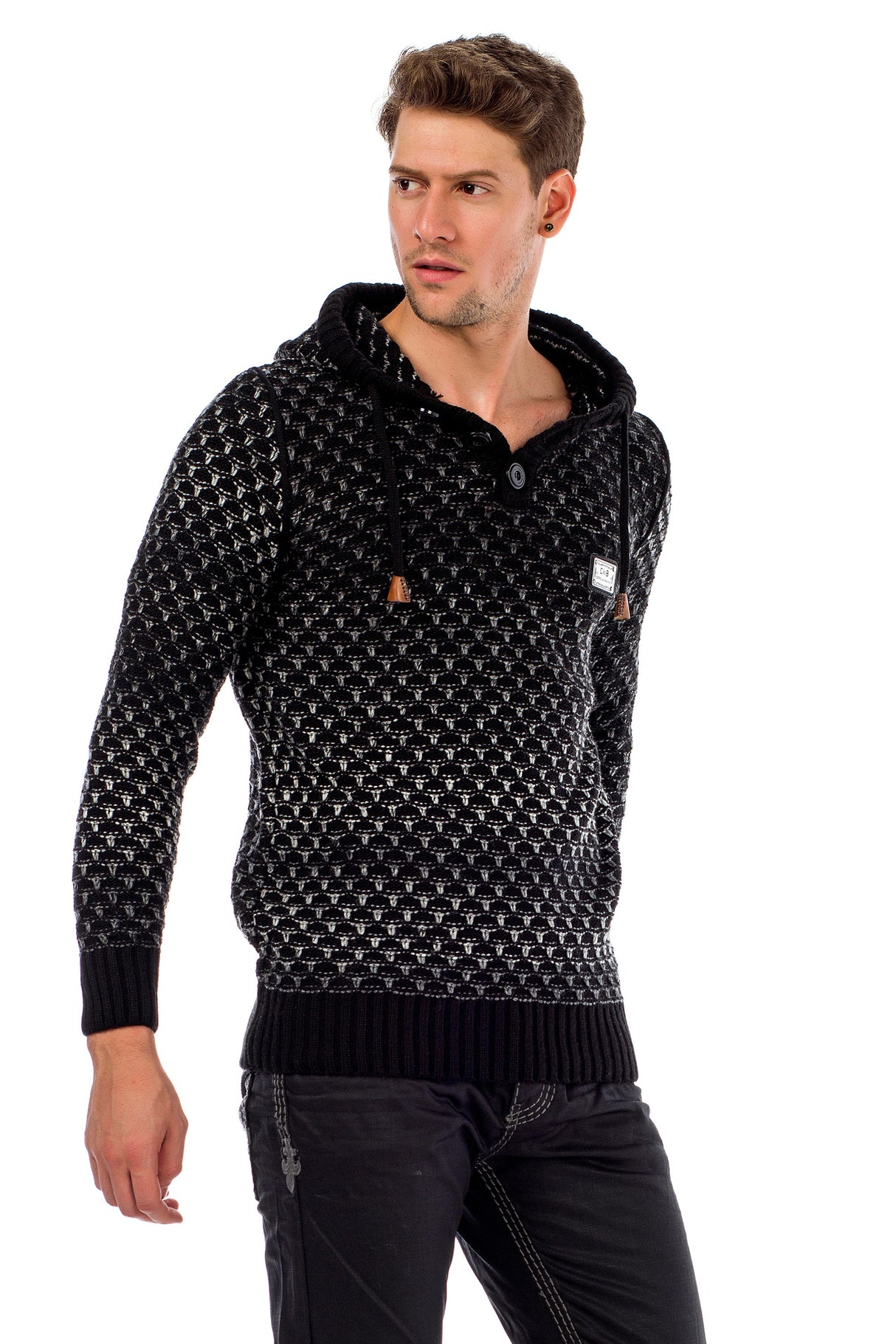 CP183 SUDADERA CON CAPUCHA PARA HOMBRE