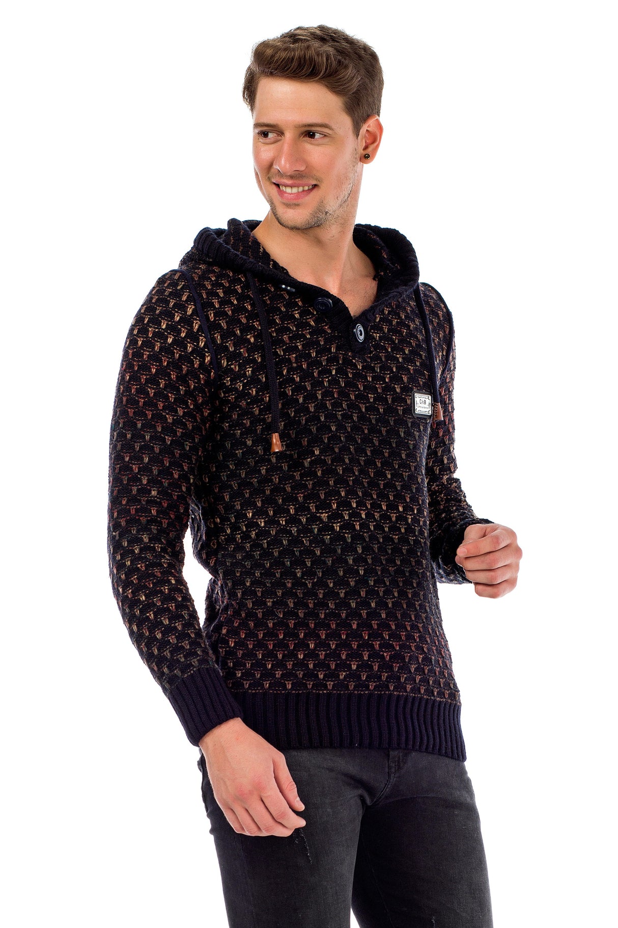 CP183 SUDADERA CON CAPUCHA PARA HOMBRE
