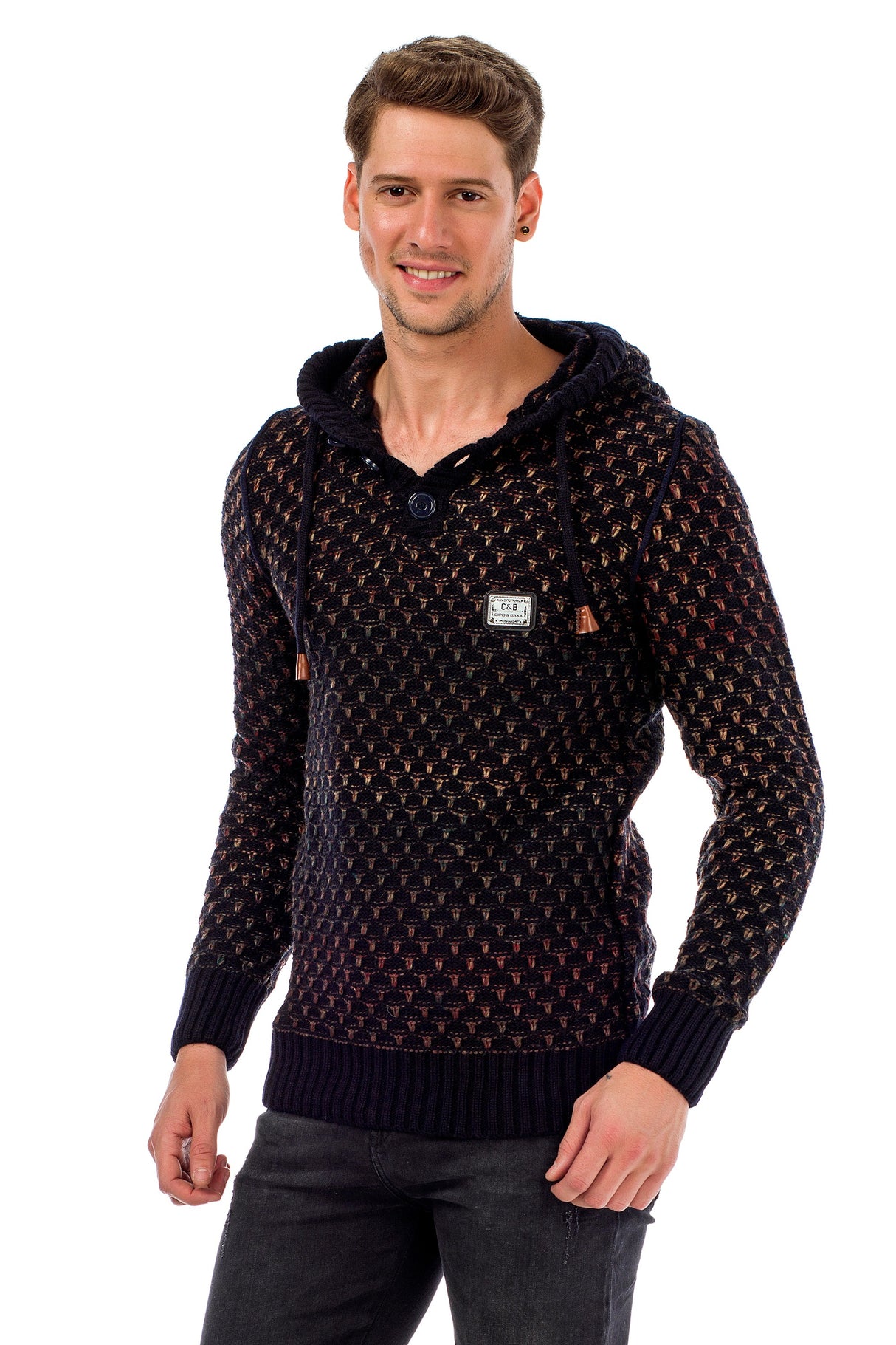 CP183 SUDADERA CON CAPUCHA PARA HOMBRE