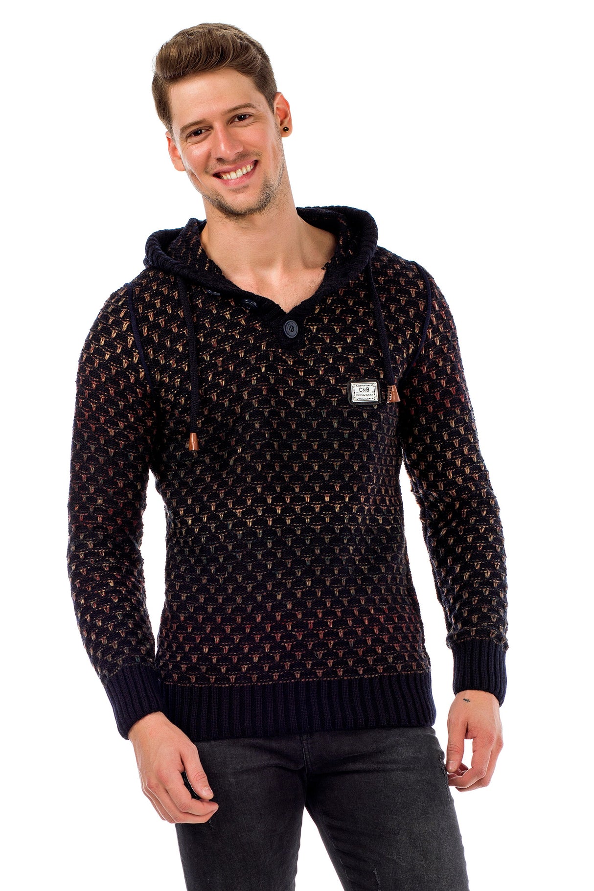 CP183 SUDADERA CON CAPUCHA PARA HOMBRE