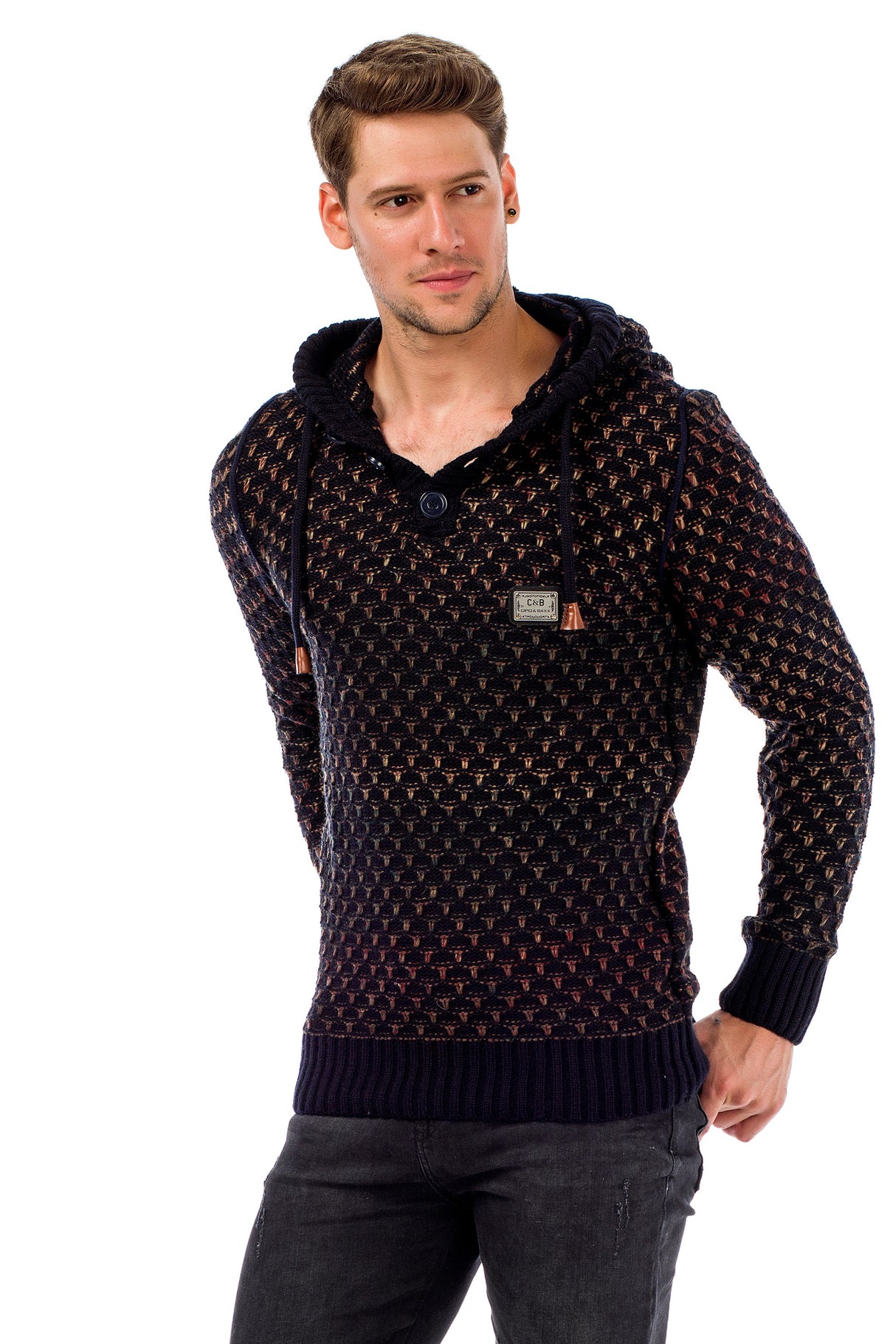 CP183 SUDADERA CON CAPUCHA PARA HOMBRE
