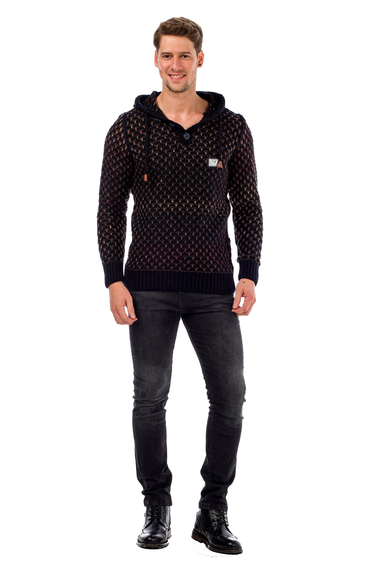 CP183 SUDADERA CON CAPUCHA PARA HOMBRE