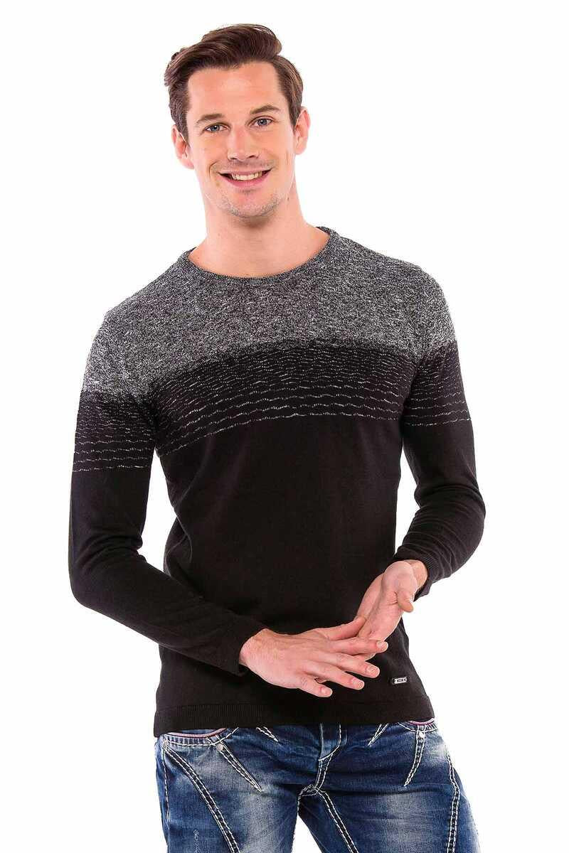 CP200 sweter męski klasyczny