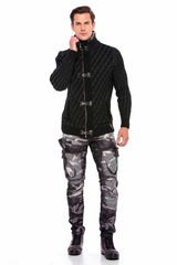 CP213 sweter męski rozpinany 