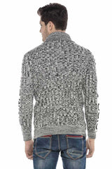 CP216 sweter męski z suwakiem