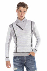 CP227 Grey Men's Sweter