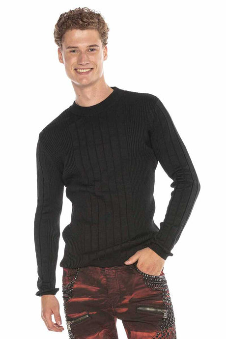 Suéter de hombre negro CP229