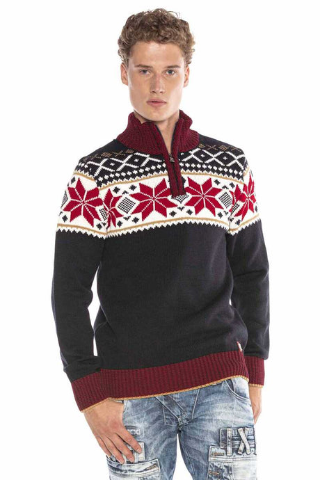 CP234 Darkblue Men Sweater