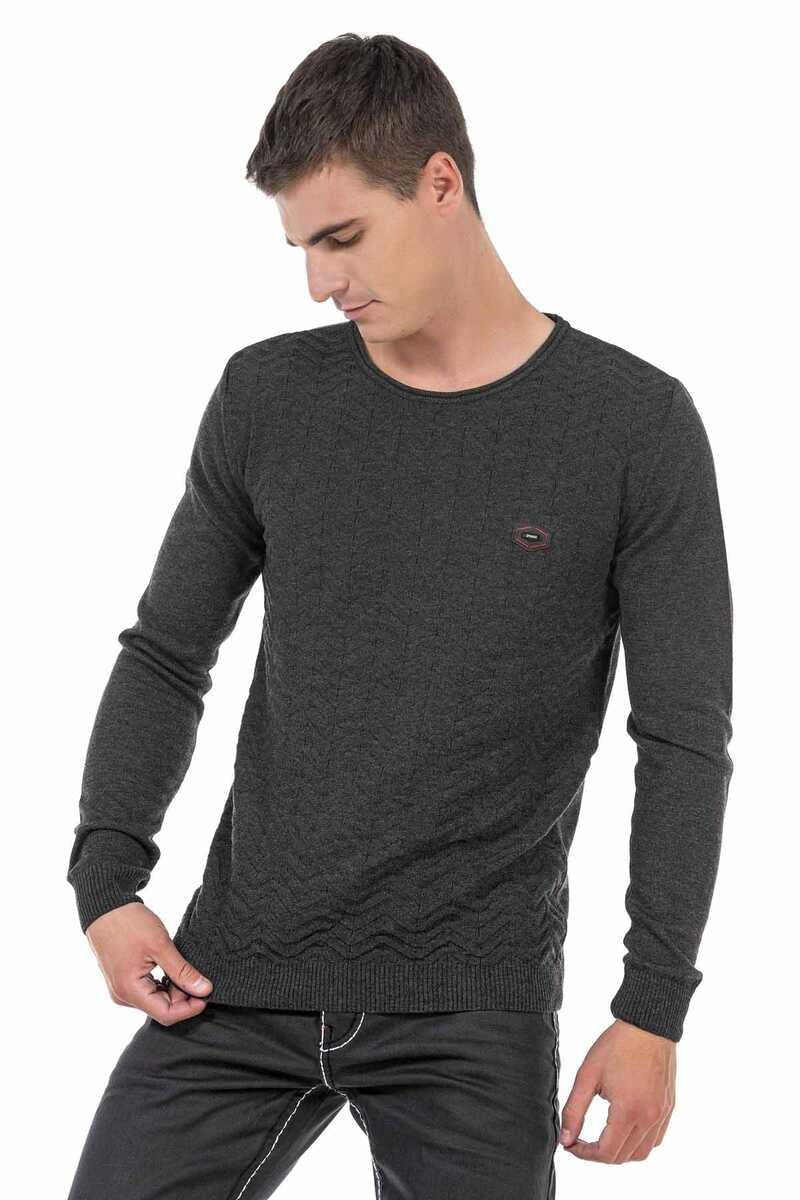 CP240 sweter męski klasyczny