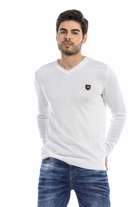 CP242 sweter męski klasyczny