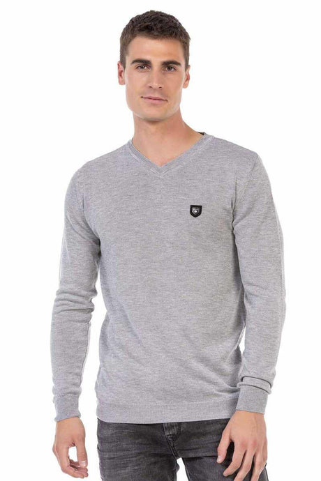 CP242 sweter męski klasyczny