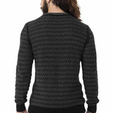 CP273 hommes tricoter un pull avec un motif de tricot moderne
