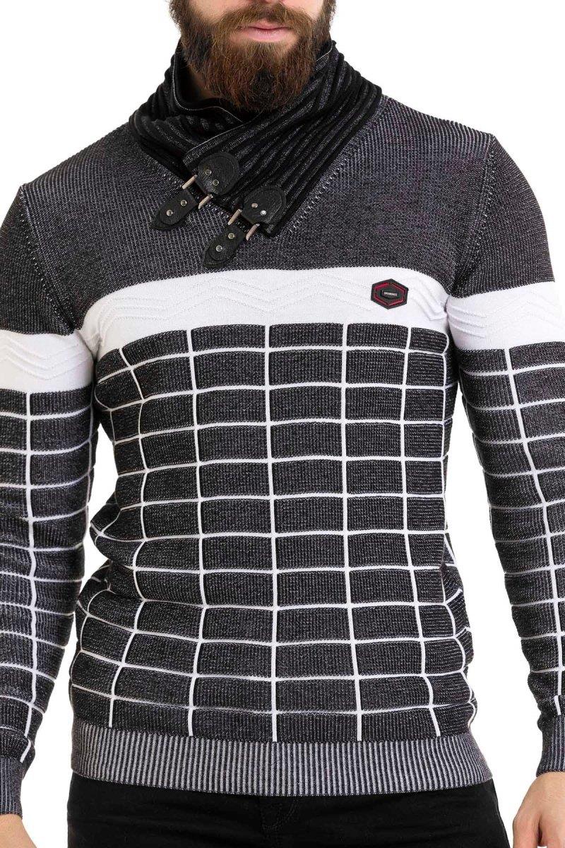 CP279 suéteres de tejido para hombres con patrones de caroma de moda