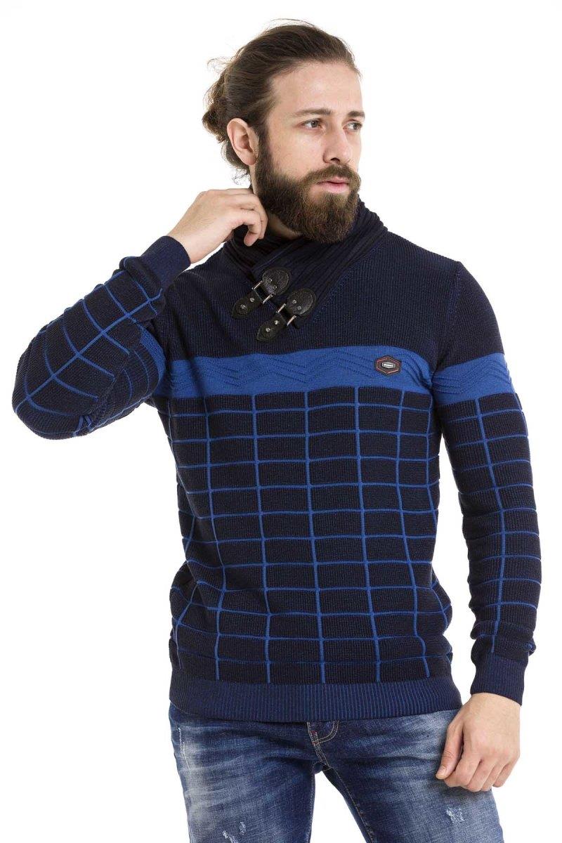 CP279 suéteres de tejido para hombres con patrones de caroma de moda