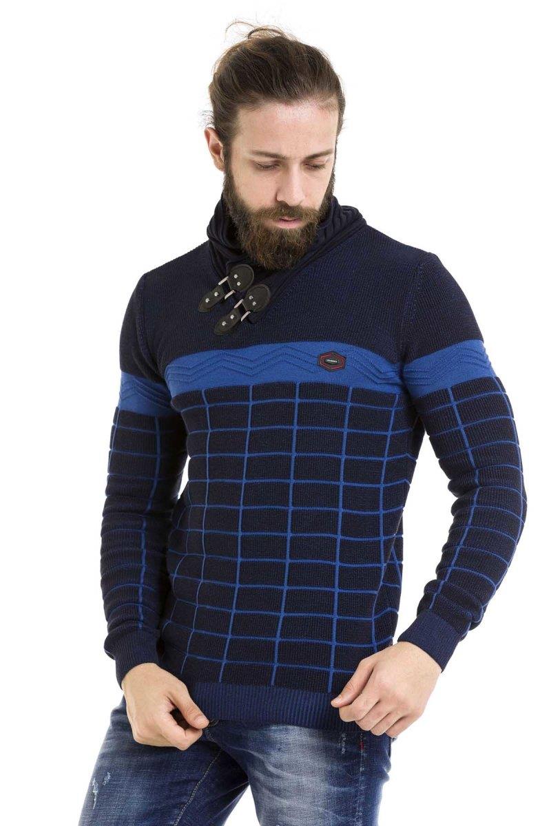CP279 suéteres de tejido para hombres con patrones de caroma de moda