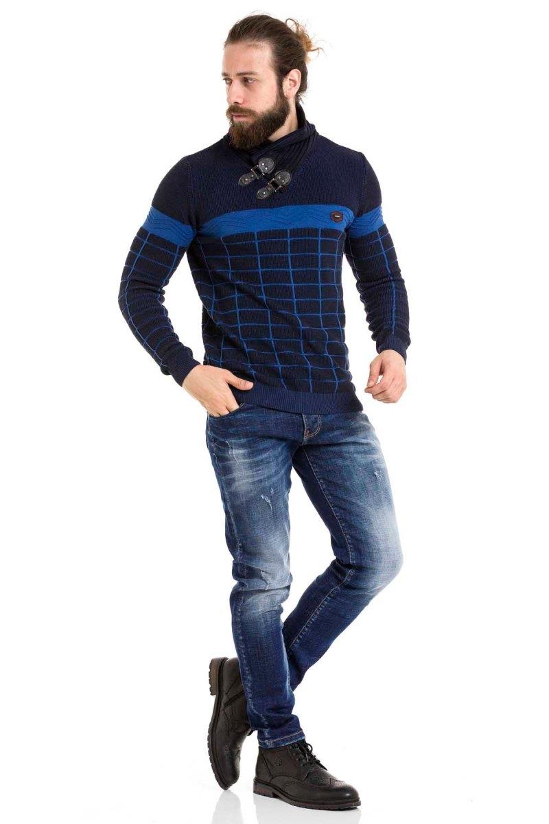 CP279 suéteres de tejido para hombres con patrones de caroma de moda