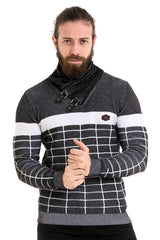CP279 men's knitting sweaters with trendy caroma patterns