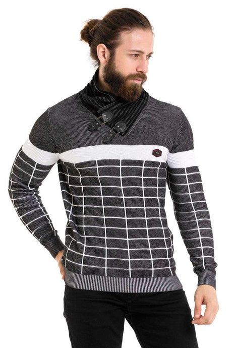 CP279 suéteres de tejido para hombres con patrones de caroma de moda
