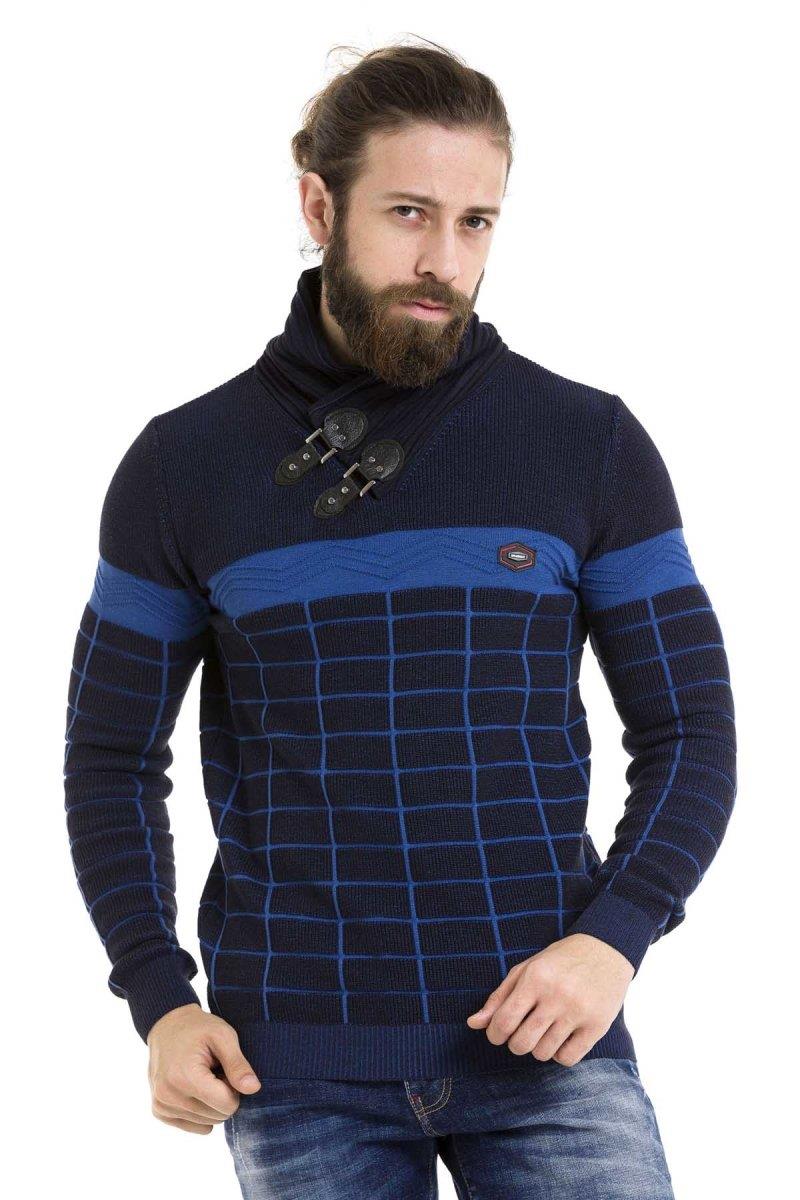 CP279 men's knitting sweaters with trendy caroma patterns