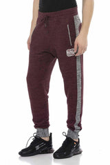 CR120 men jogging pants with fashionable side strips