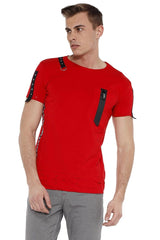 CT366 Men's T-shirt with design appliqué