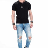 CT376 T-shirt da Uomo con Stampa di Drago