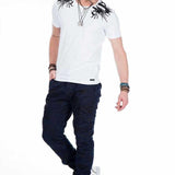 CT376 T-shirt da Uomo con Stampa di Drago