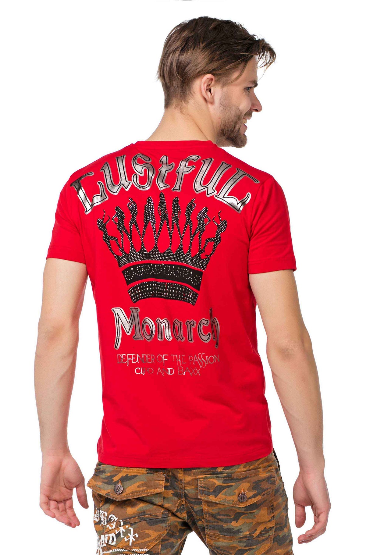Camiseta para hombres CT377 con una impresión llamativa