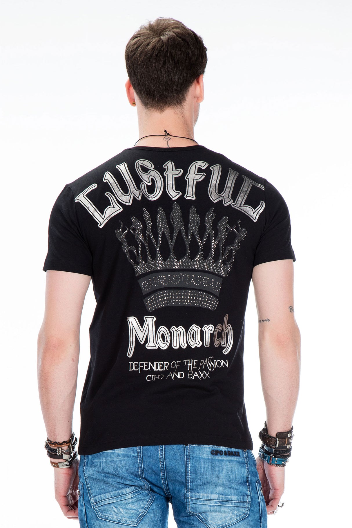 Camiseta para hombres CT377 con una impresión llamativa