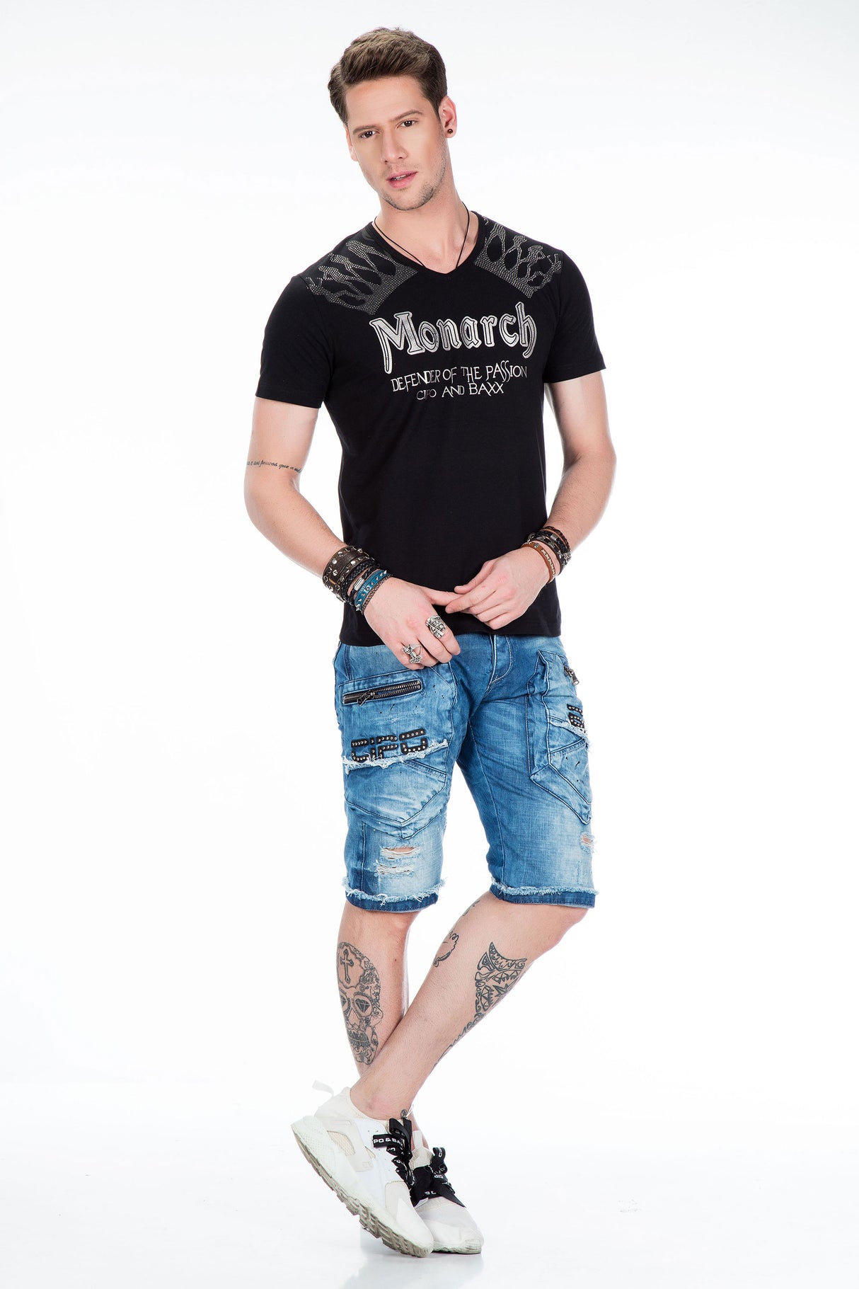 Camiseta para hombres CT377 con una impresión llamativa