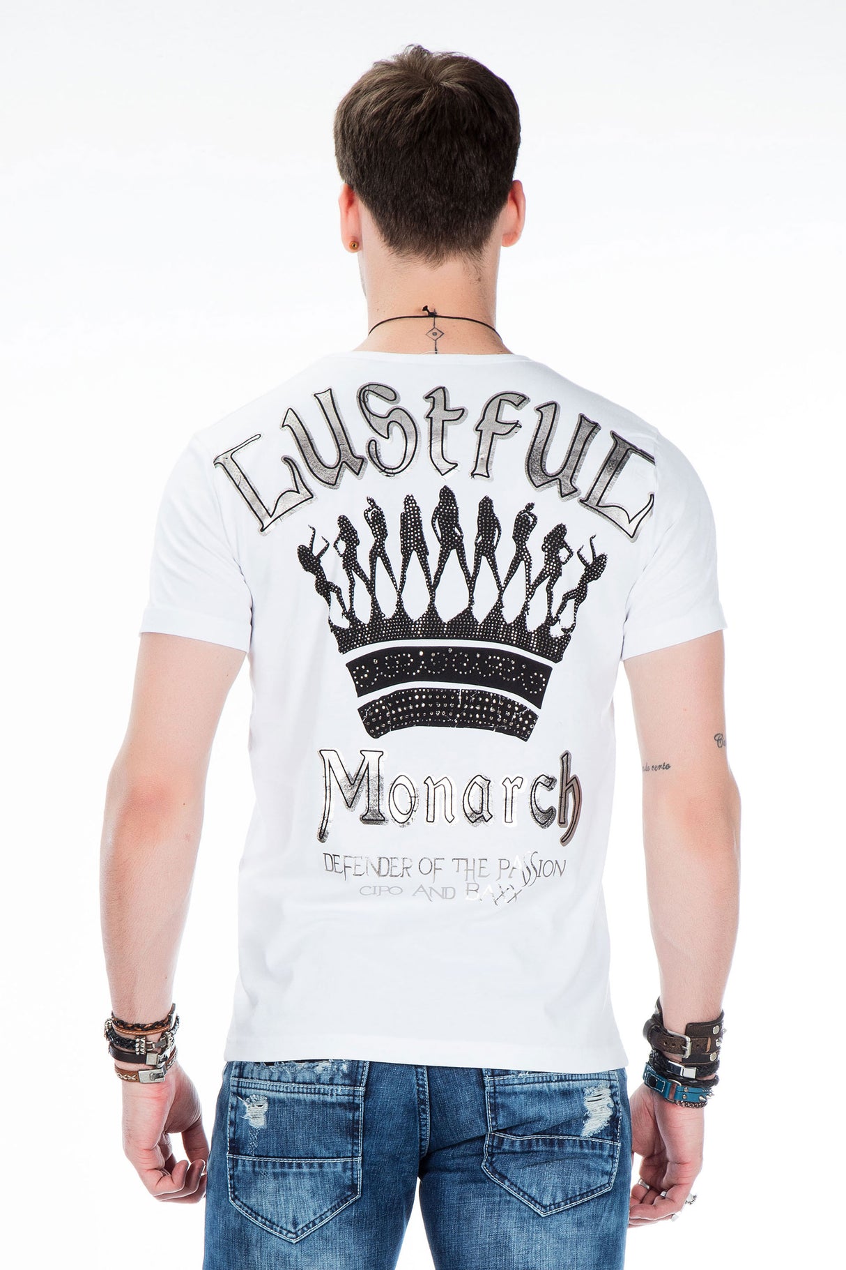 Camiseta para hombres CT377 con una impresión llamativa