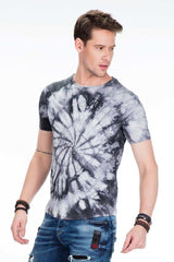 CT406 Men's T-shirt with a cool batik pattern