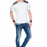 CT409 t-shirt męski z dużym nadrukiem