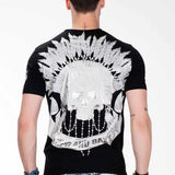 CT409 t-shirt męski z dużym nadrukiem