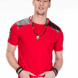 CT409 t-shirt męski z dużym nadrukiem