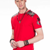 CT409 t-shirt męski z dużym nadrukiem