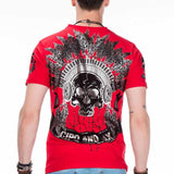 CT409 t-shirt męski z dużym nadrukiem