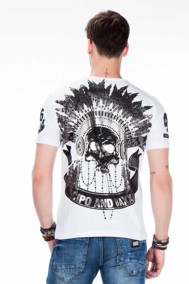 CT409 Men's T-shirt with all-over print