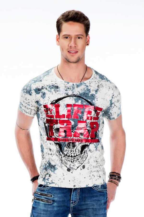 CT410 Camiseta Cipo & Baxx con estampados de diseño moderno
