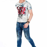 CT410 T-shirt Cipo & Baxx con stampe dal design di tendenza