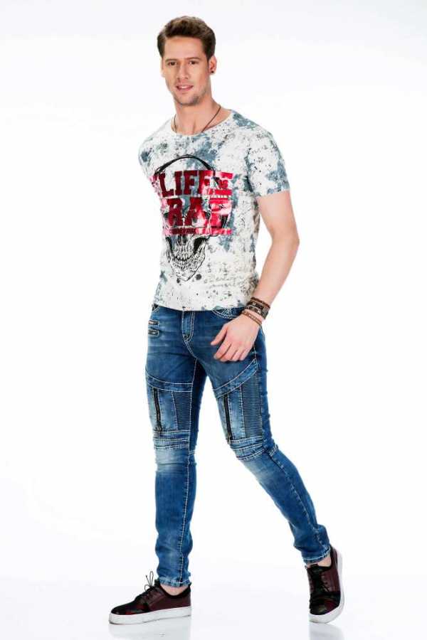 CT410 Camiseta Cipo & Baxx con estampados de diseño moderno