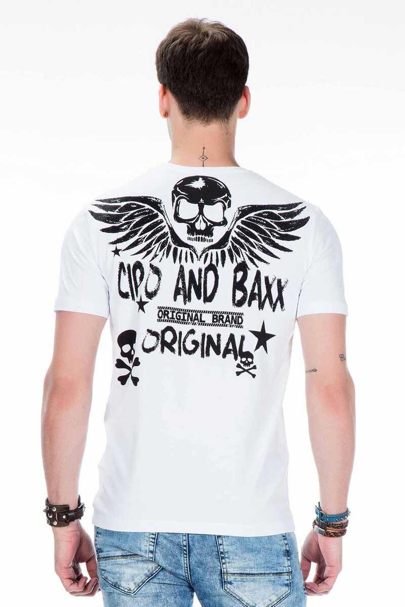 CT411 T-shirt voor heren met edelstenen print