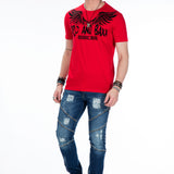 CT411 T-shirt pour homme avec impression de pierres précieuses