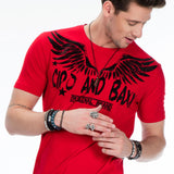 CT411 T-shirt pour homme avec impression de pierres précieuses